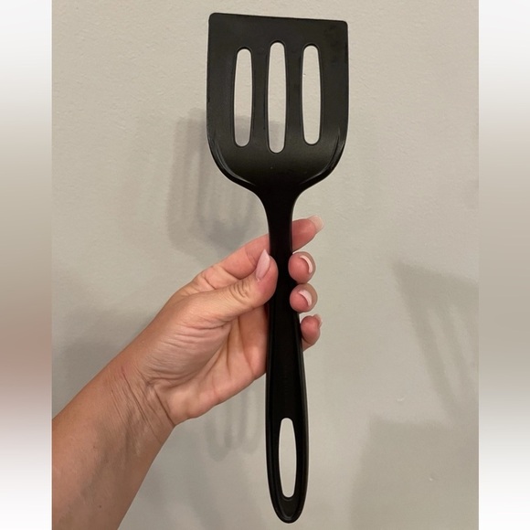 TRAMONTINA Spatula Ability Black Nylon Made In Brazil Flipper Turner Slanted  - Picture 3 of 11